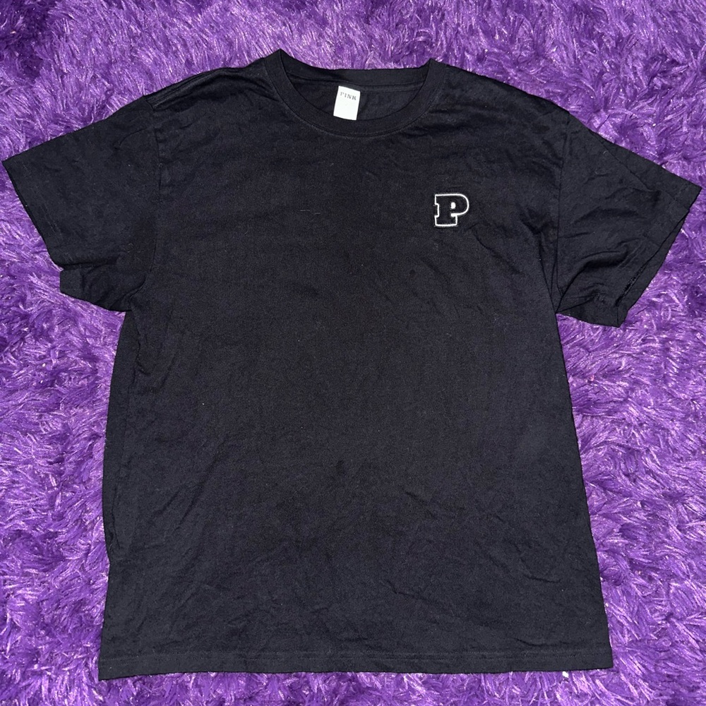 Victoria’s Secret Pink Black Short Sleeve